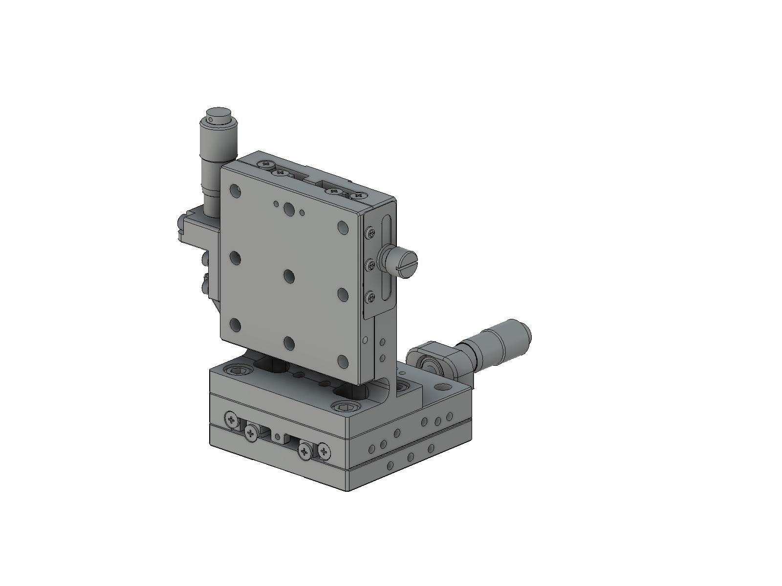 Łożysko EXC 65X65mm, stalowe, stolik osi XZ, (platforma pionowa) mikrometr centralny, +/-6.5mm, gwinty M6 (TSD-654CL-M6)