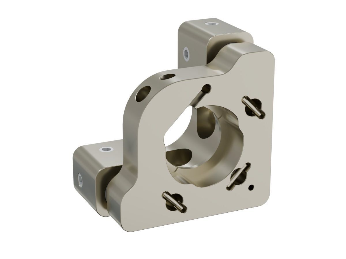 Niemagnetyczny tytanowy próżniowy uchwyt lustra do luster o średnicy 12.7mm (VMHG-12.7-NMT)