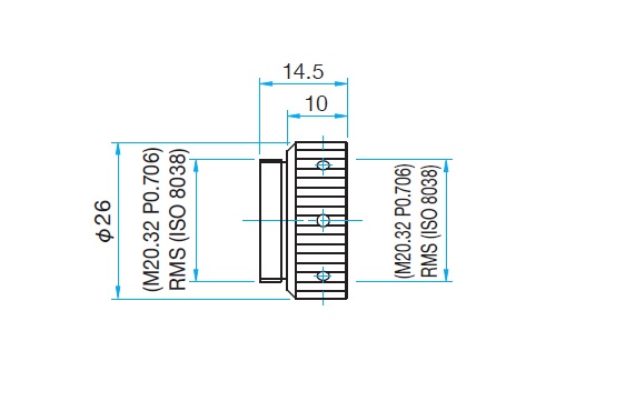 Adapter soczewki obiektywu refleksyjnego mikroskopu (OBLR-AMT)