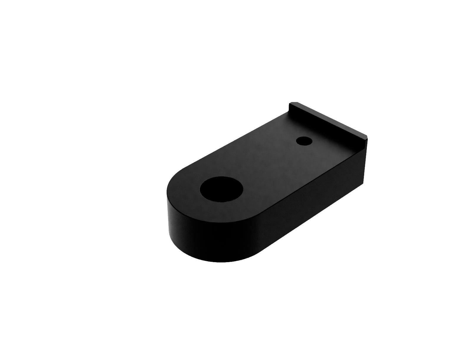 Płyta do kinetycznych uchwytów luster metrycznych dla 30mm z słupkiem (MHG-50BPROE)