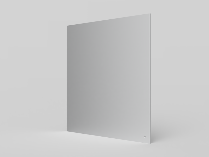 Płyta osłony światła 200 x 200mm z białym wykończeniem (BBP-200)