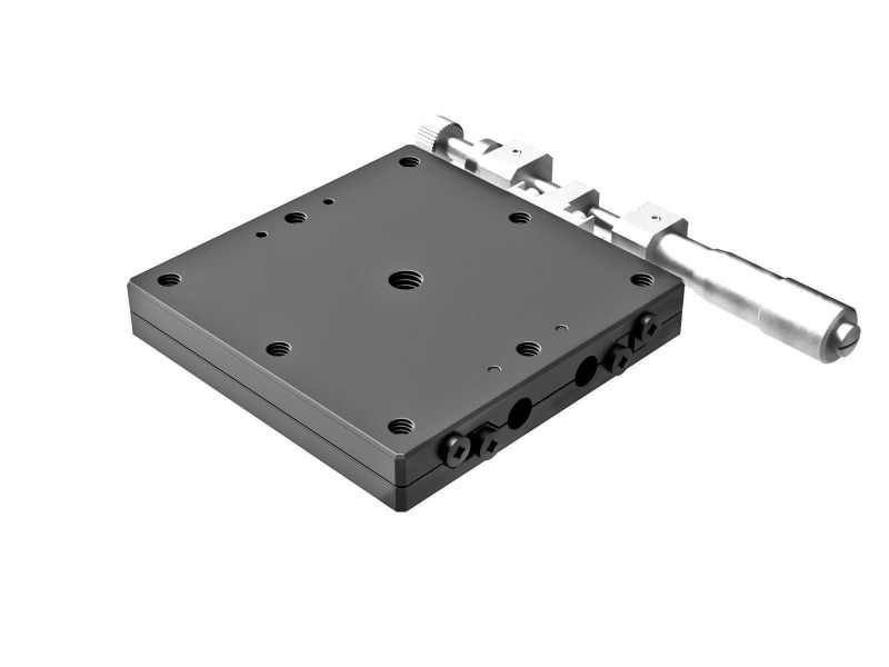 Łożysko EXC 60X60mm, stalowe, stolik X-Axis, mikrometr boczny, +/-6.5mm, gwinty M4, prawoskrętny — zdjęcie produktu, nr katalogowy TSDT-601SR