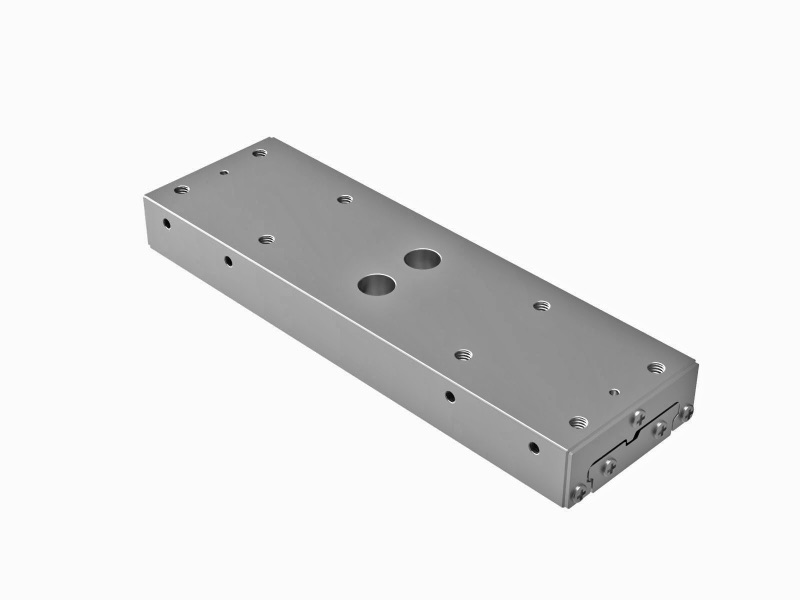 Łożysko EXC 40X130mm, potrójna rząd, ze stali nierdzewnej, suwak w osi X, (swobodne przesuwanie), +/-37.5mm, gwinty M4 (IPWS-F40130)