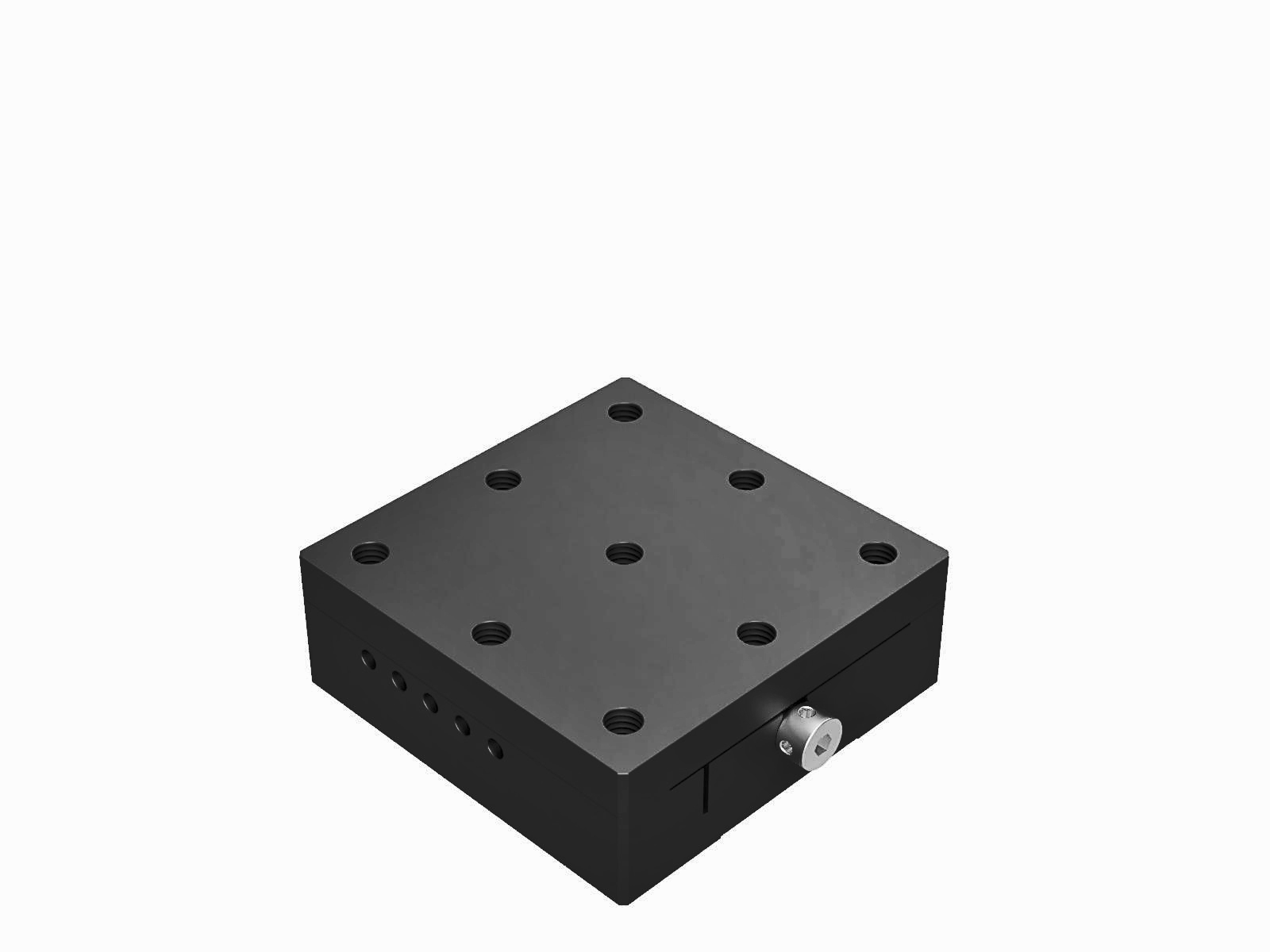 Prowadnica jaskółczy ogon 65X65mm, mosiężne, stolik osi X, śruba prowadząca centralna, +/-12.5mm, gwinty 1/4-20 (TASB-651UU)