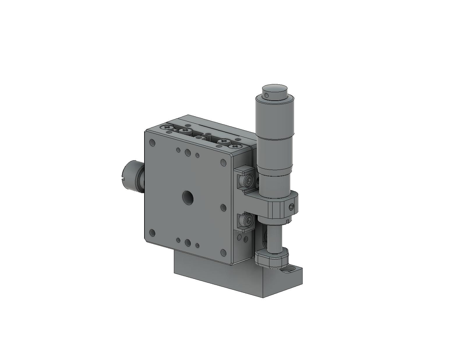 Łożysko EXC 40X40mm, ze stali nierdzewnej, stolik Z-osi, (pionowa platforma/horyzontalna baza) boczny mikrometr, +/-6.5mm, gwint M3 (TSDH-403L)