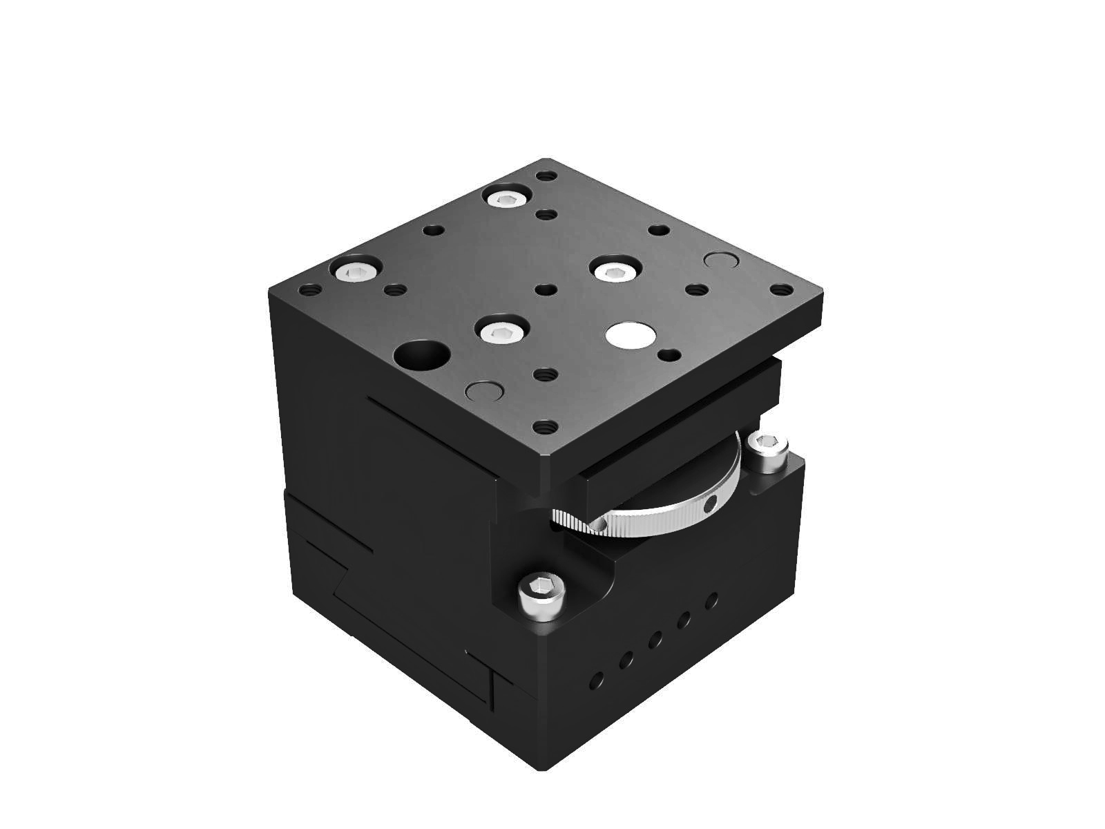 Łożysko w kształcie jaskółczego ogona 60X60mm, mosiężne, stolik osi XZ, śruba prowadząca na środku, +/-10mm, gwinty M4 (TASB-604)