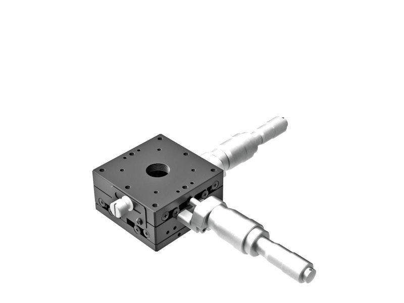 Łożysko EXC 60X60mm, stalowe, stolik XY, mikrometr centralny różnicowy, +/-6.5mm, gwinty M4 (TSD-602CDM)