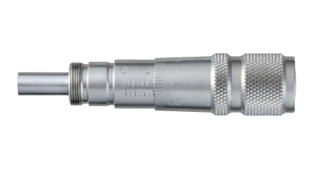 Głowica mikrometryczna o skoku 13mm, kompatybilna z próżnią, płaska końcówka węglikowa, średnica trzpienia 9.5mm — zdjęcie produktu, nr katalogowy SHSS2-13