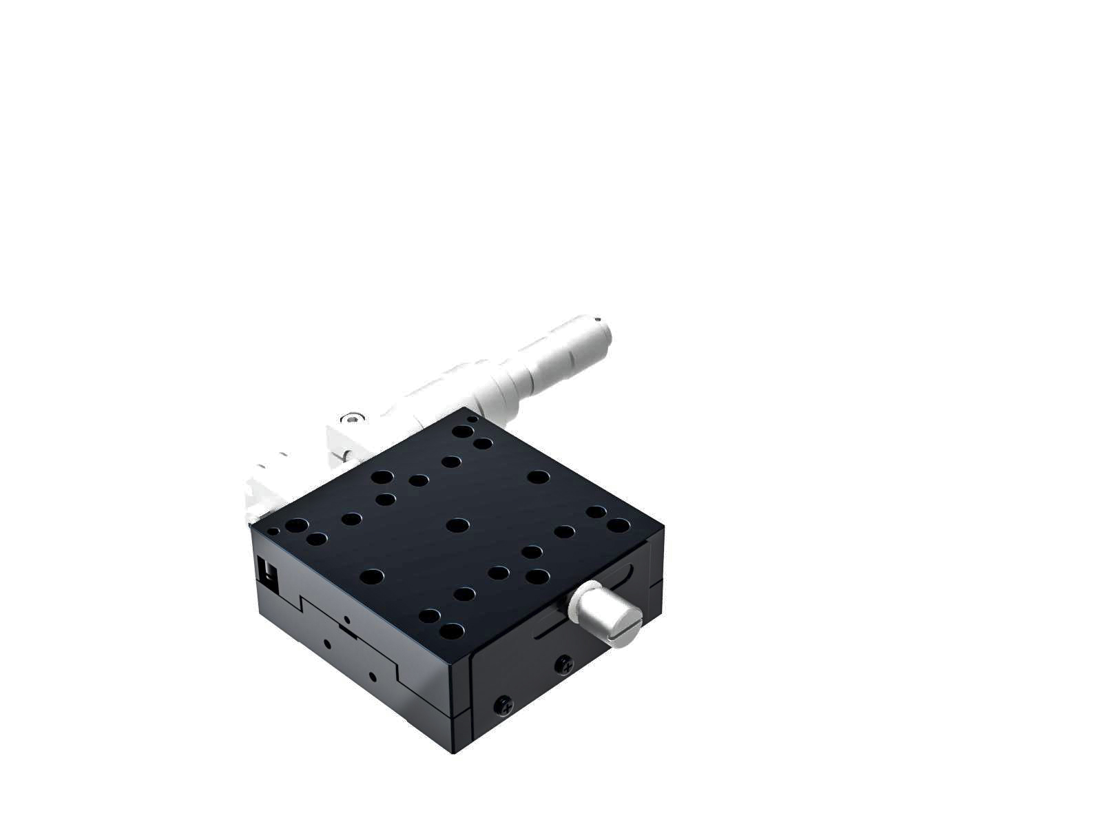Łożysko krzyżowe 65X65mm, aluminiowe, stolik osi X, boczny mikrometr różnicowy, +/-6.5mm, gwint M6, prawoskrętny (TAM-651SRDM-M6)