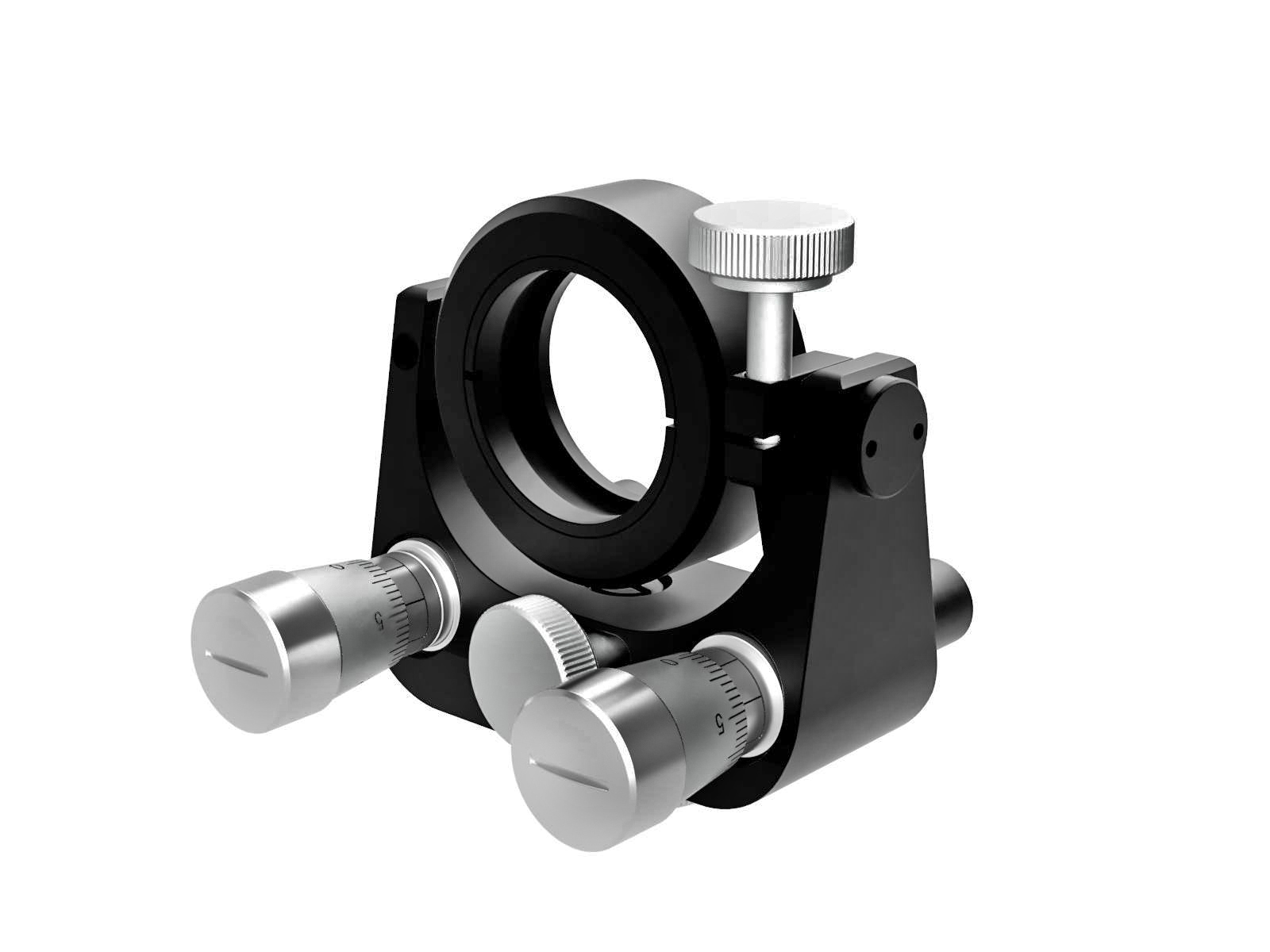 Uchwyt lustra z gimbalem, calowy dla optyki 30mm z mikrometrem (MHAN-30M-UU)