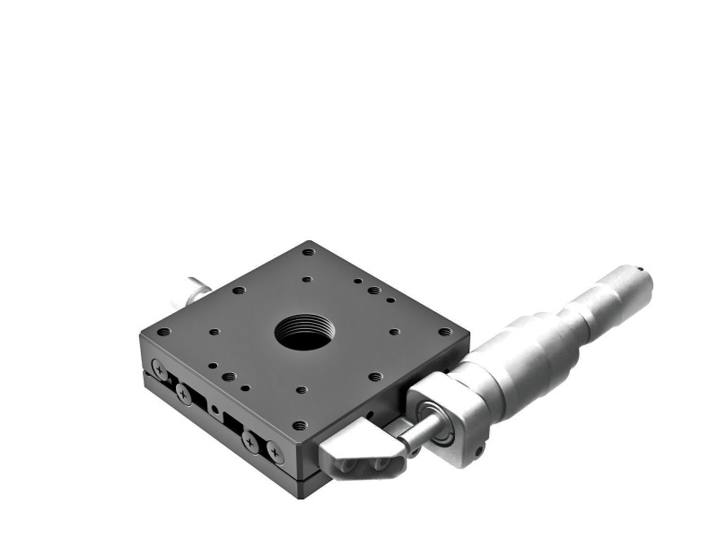 Łożysko EXC 60X60mm, stalowe, stolik osi X, mikrometr boczny różnicowy, +/-6.5mm, gwinty M4 (TSD-601SDM)