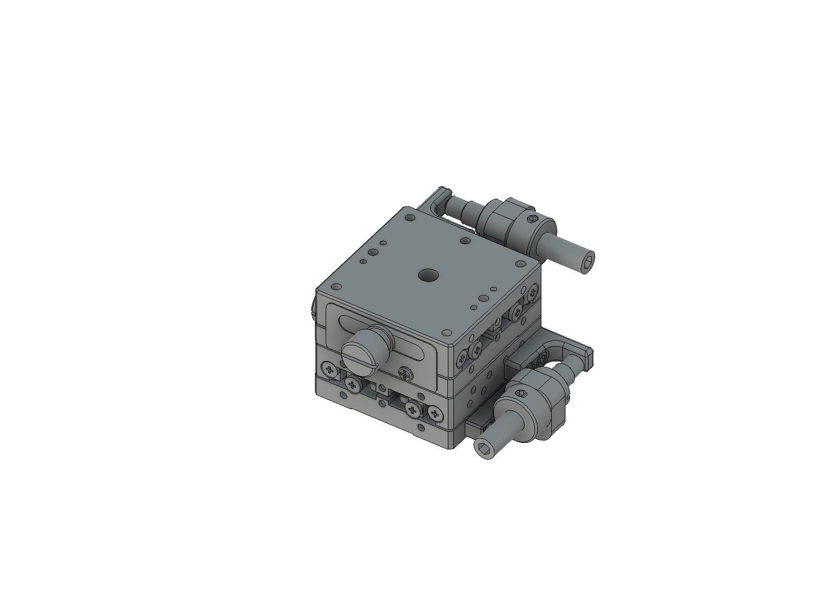 Łożysko EXC 40X40mm, ze stali nierdzewnej, stolik XY, boczna śruba sześciokątna, +/-6.5mm, gwinty M3, prawoskrętny (TSDH-402WSRFP)