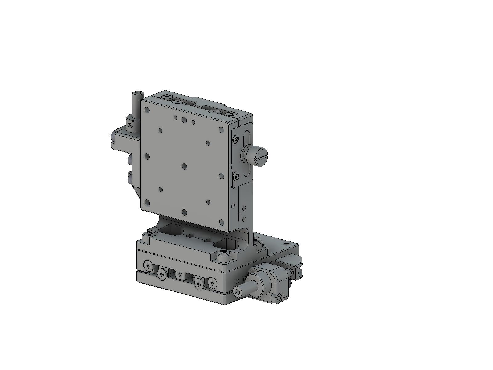 Łożysko EXC 60X60mm, stalowe, stolik osi XZ, (platforma pionowa) boczna śruba sześciokątna, +/-6.5mm, gwinty M4, prawoskrętny (TSD-604SRLFP)
