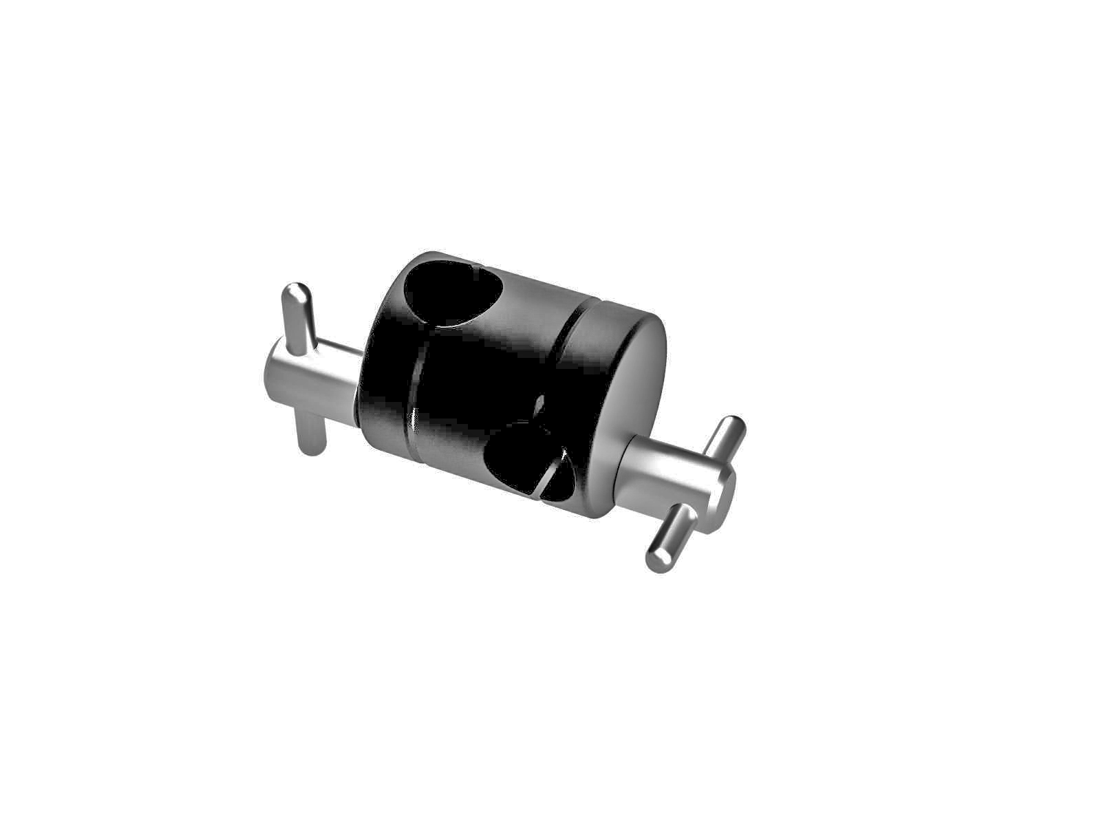 Zaciski krzyżowe pod kątem prostym do słupków 12.7mm (CCHN-12.7-12.7)