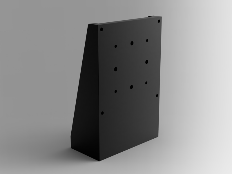 Metric Z bracket for 100mm stages (ZBR-100100)
