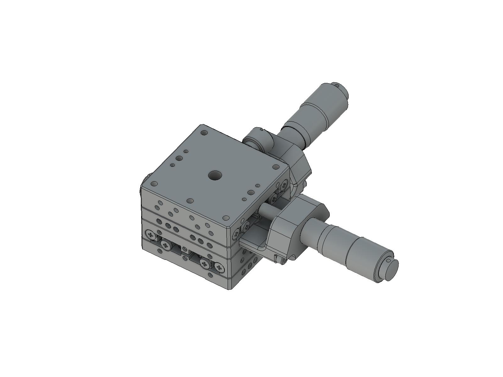 Łożysko EXC 40X40mm, stal nierdzewna, stolik XY, mikrometr na środku, +/-6.5mm, gwinty M3 (TSDH-402WC)