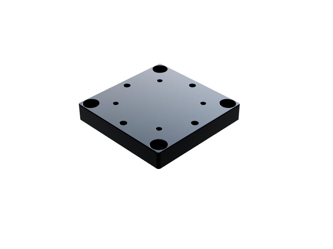 Dystans 60mm x 60mm x 10mm (MSP-6010B)