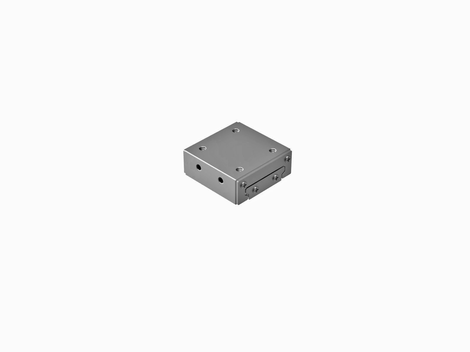 Łożysko EXC 30X30mm, ze stali nierdzewnej, suwak w osi X, (swobodne przesuwanie), +/-7mm, gwinty M3 (IPWS-F3030)