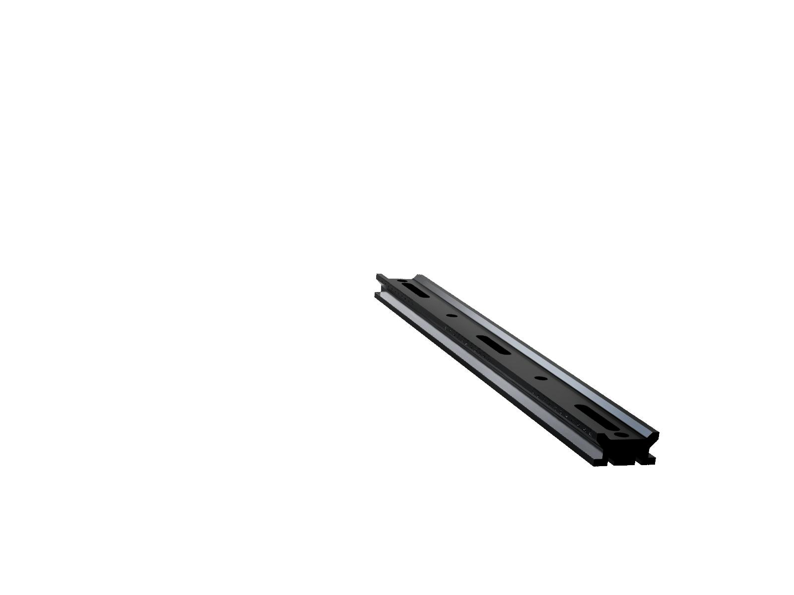 500mm-długa szyna optyczna z milimetrową skalą, szerokość 50mm, długość slotu M6 x 25mm (OBT-500SH-LMS)