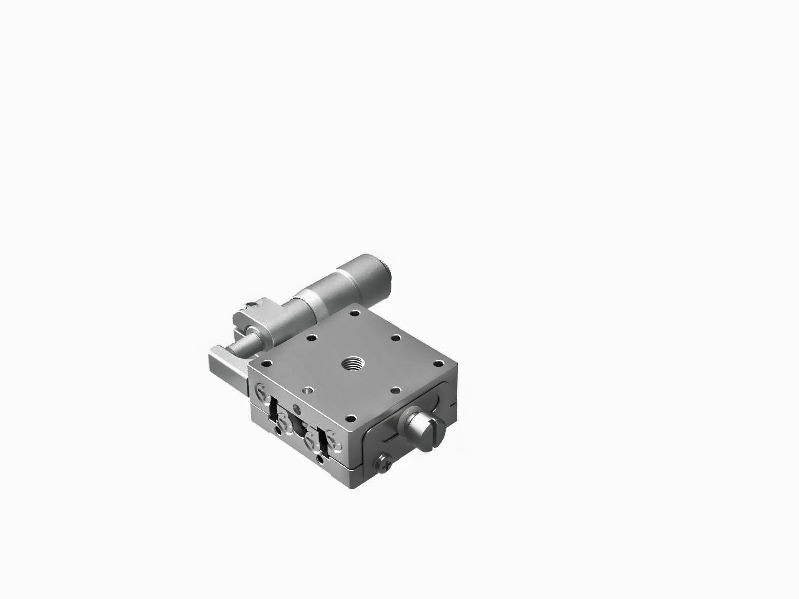 Łożysko EXC 25X25mm, stal nierdzewna, stolik osi X, boczny mikrometr, +/-3mm, gwinty M2, prawoskrętne (TSDH-251SR)
