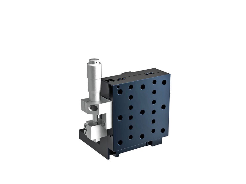 Łożysko krzyżowo-rolkowe 65X65mm, aluminiowe, stolik osi Z, (platforma pionowa/baza pozioma) boczny mikrometr, +/-6.5mm, gwinty M6 (TAM-653L-M6)