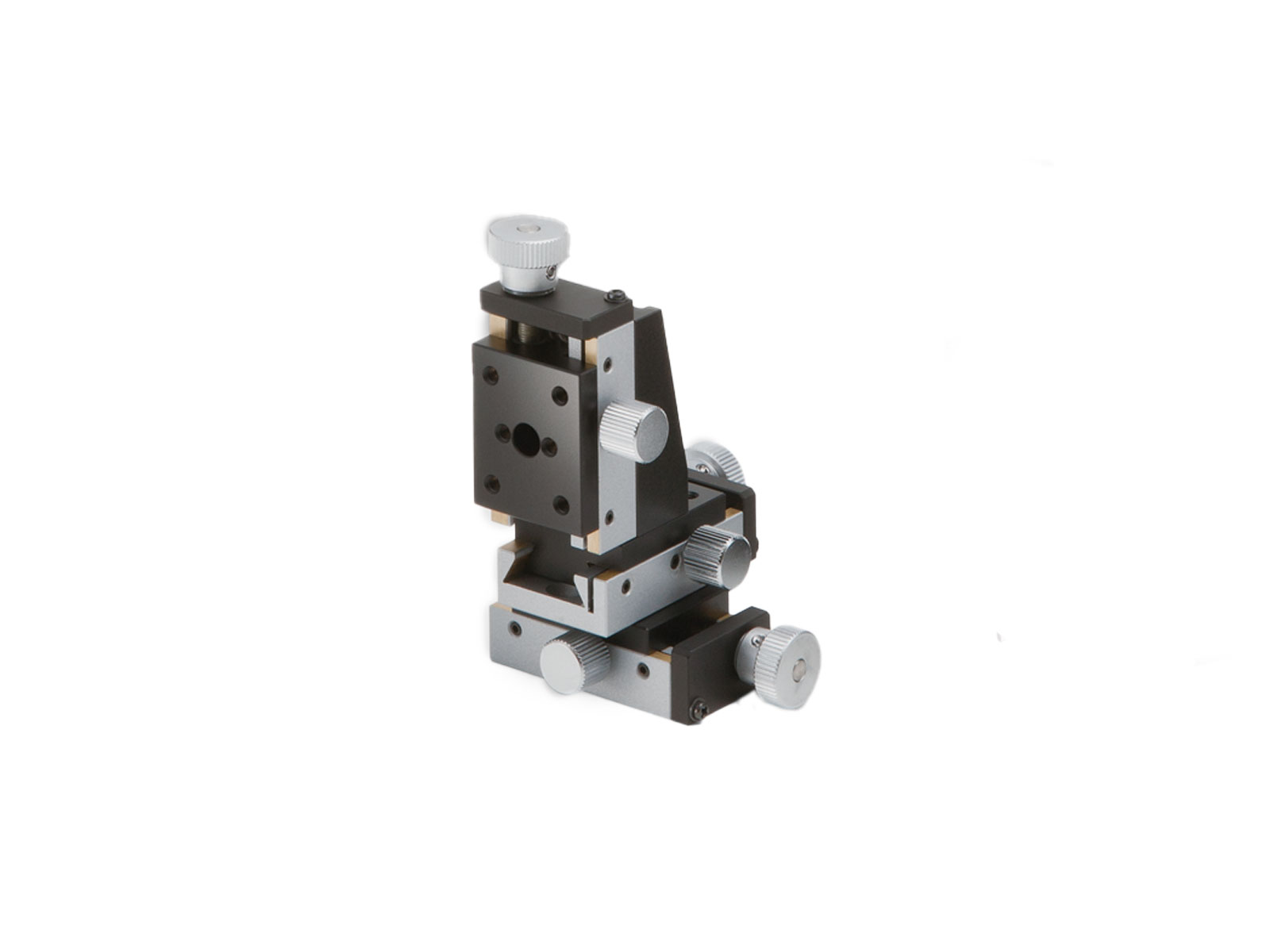 Prowadnica jaskółczy ogon 24X30mm, mosiężne, stolik XYZ, śruba prowadząca centralna, +/-4mm, gwinty M3 (TAS-24305L)