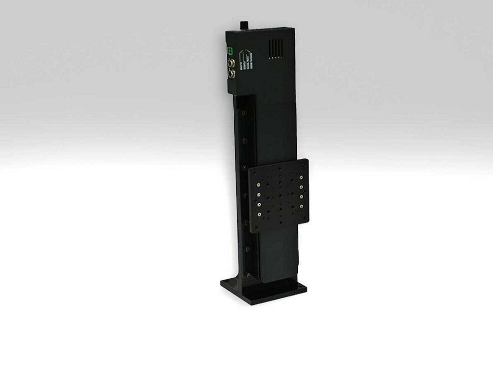 Ruch 100mm, etap osi Z, wbudowany kontroler, platforma 120x120mm, gwint M6 — zdjęcie produktu, nr katalogowy SBIS26-100Z-M6