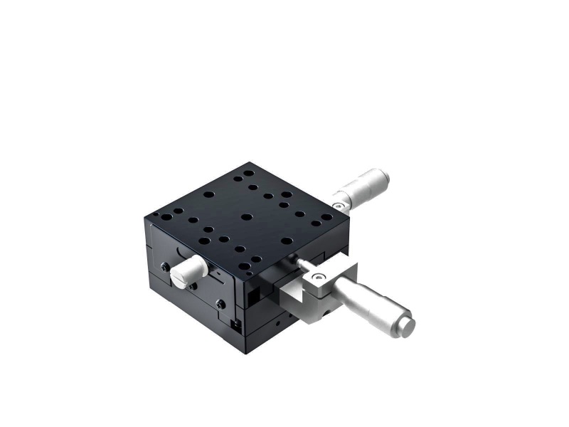 Łożysko krzyżowo-rolkowe 65X65mm, aluminiowe, stolik XY, mikrometr centralny, +/-6.5mm, gwinty M6 (TAM-652C-M6)