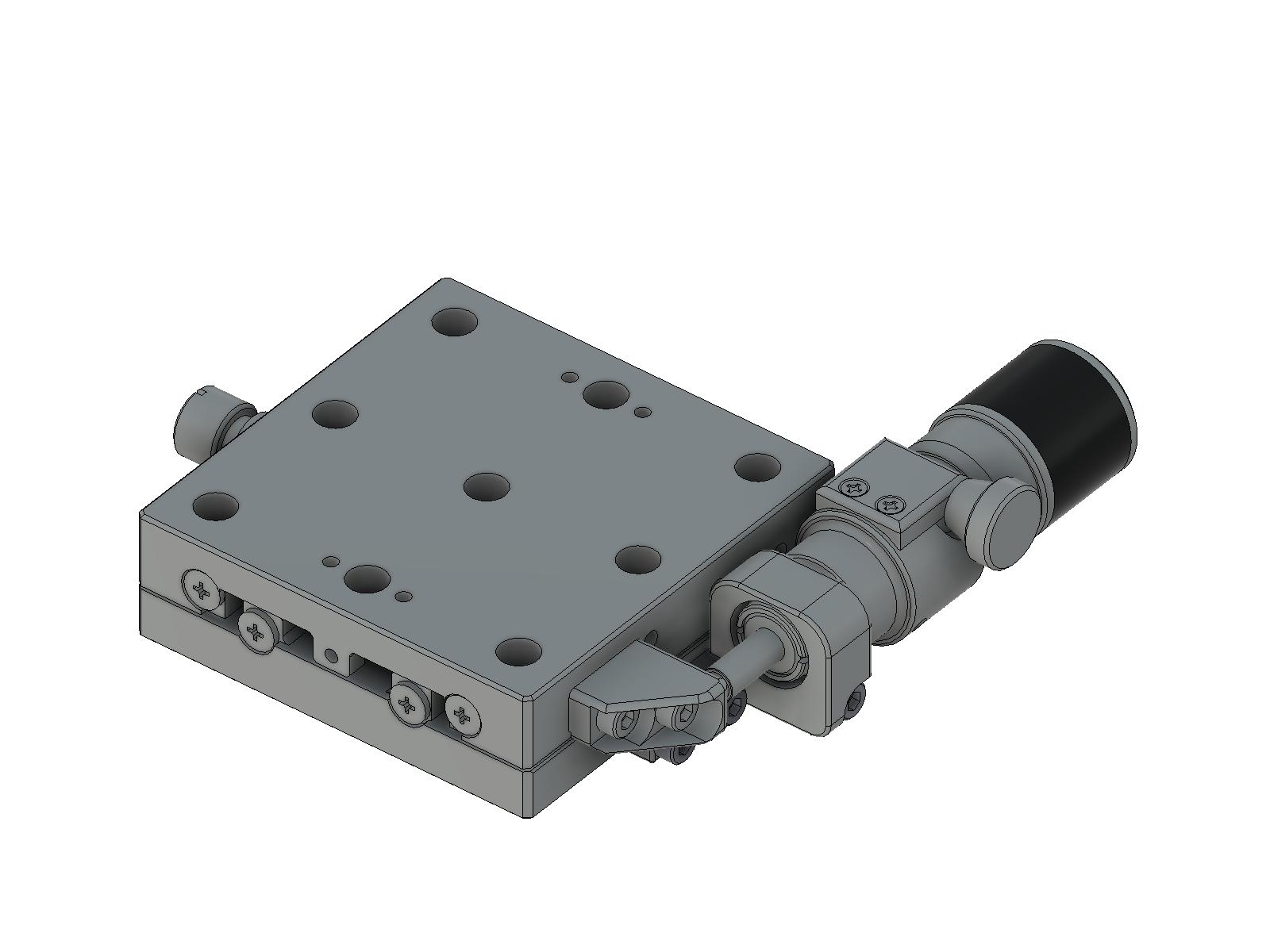 Łożysko EXC 65X65mm, stalowe, stolik osi X, boczny mikrometr śrubowy submikronowy, +/-6.5mm, gwint 1/4-20 (TSD-651SWPUU)
