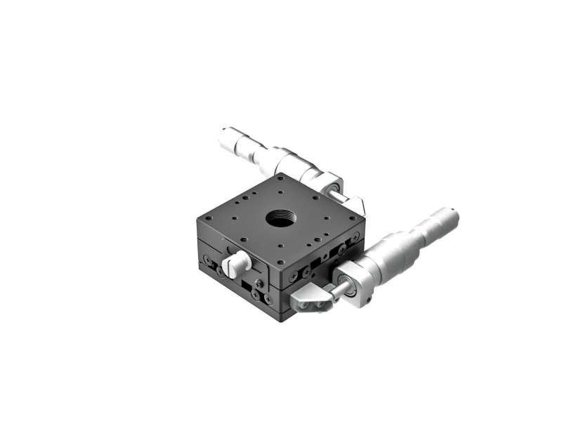 Łożysko EXC 60X60mm, stalowe, stolik XY, mikrometr boczny różnicowy, +/-6.5mm, gwinty M4 (TSD-602SDM)