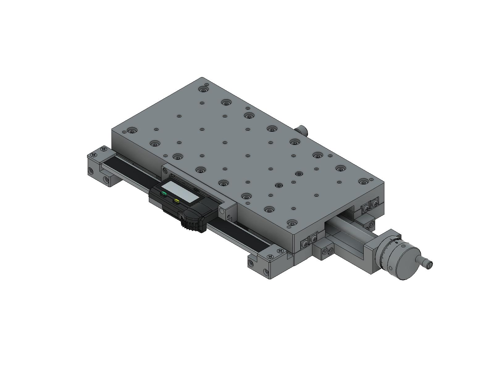 Stoliki translacyjne z aluminium z długim skokiem w osi X z krzyżowymi rolkami (TAMC-10201LSA)