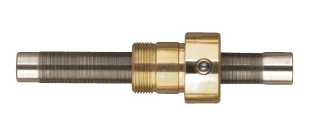 34mm Skok Śruby o drobnym gwincie, 0.25mm/gwint, Płaska końcówka węglika, 9.5mm Średnica trzonka, Zatrzask (FPSA-62550)