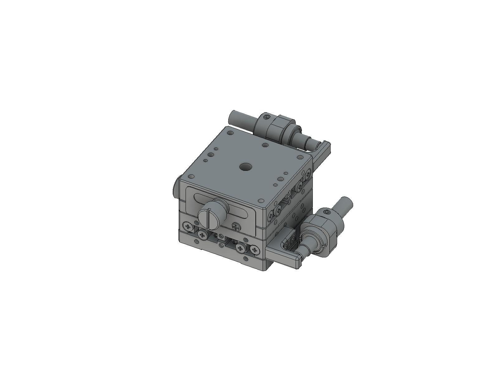 Łożysko EXC 40X40mm, ze stali nierdzewnej, stolik XY, boczna śruba sześciokątna, +/-6.5mm, gwinty M3 (TSDH-402WSFP)
