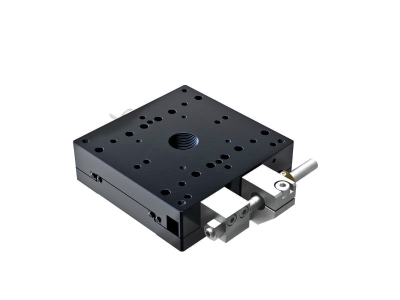 Łożysko krzyżowo-rolkowe 80X80mm, aluminiowe, stolik osi X, boczna śruba sześciokątna, +/-7.5mm, gwinty M4 (TAM-801SFP)