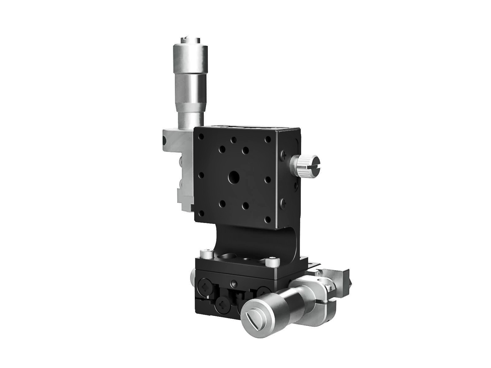 Łożysko EXC 25X25mm, stalowe, stolik osi XZ, (pionowa platforma) mikrometr boczny, +/-3mm, gwinty M2, prawoskrętny (TSD-254SRL)