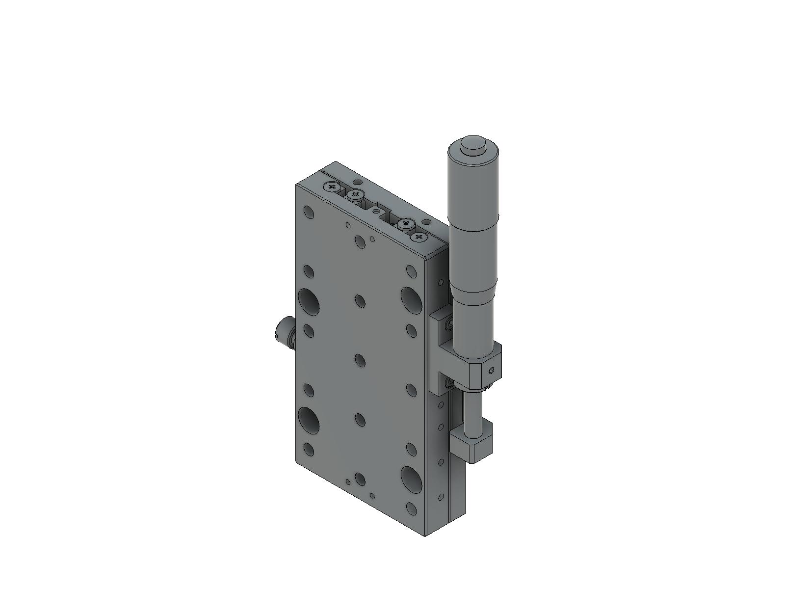 Łożysko EXC 65X65mm, stalowe, stolik osi Z, (platforma pionowa/baza) boczny mikrometr, +/-20mm, gwinty 1/4-20 (TSD-65121SZUU)