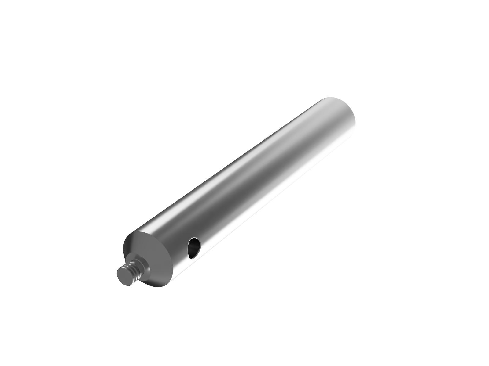 Słupek 12mm, fazowany, M4, wysokość 80mm — zdjęcie produktu, nr katalogowy ROC-12-80