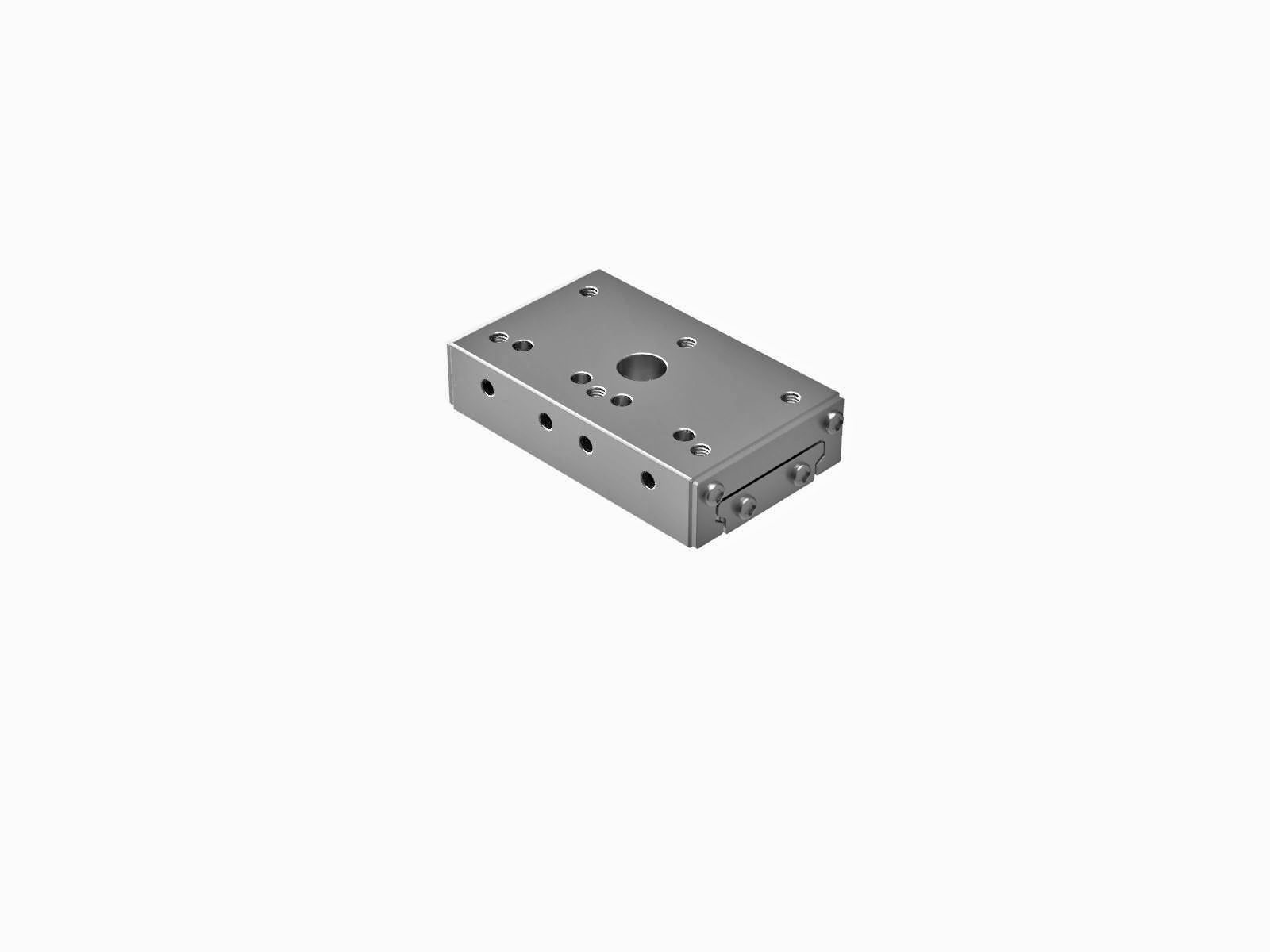 Łożysko EXC 30X50mm, ze stali nierdzewnej, suwak w osi X, (swobodne przesuwanie), +/-14mm, gwinty M3 (IPWS-F3050)