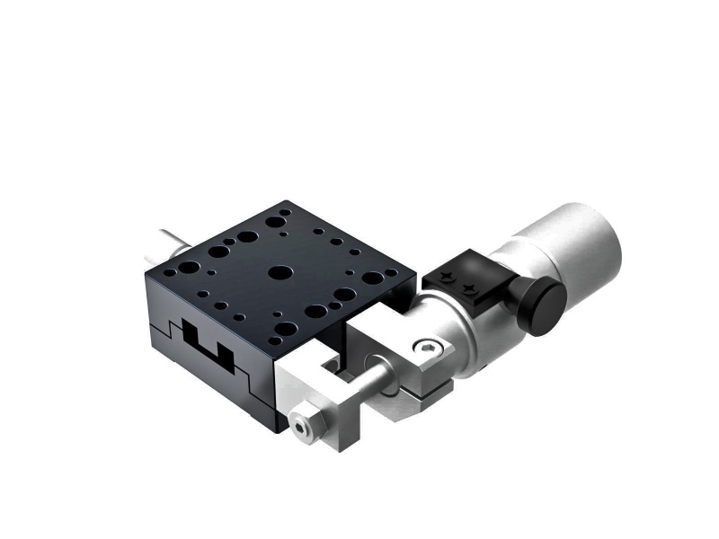 Łożysko krzyżowe 40X40mm, aluminiowe, stolik osi X, mikrometr boczny z śrubą mikro-wrzecionową, +/-6.5mm, gwinty M3 (TAM-401SWP)