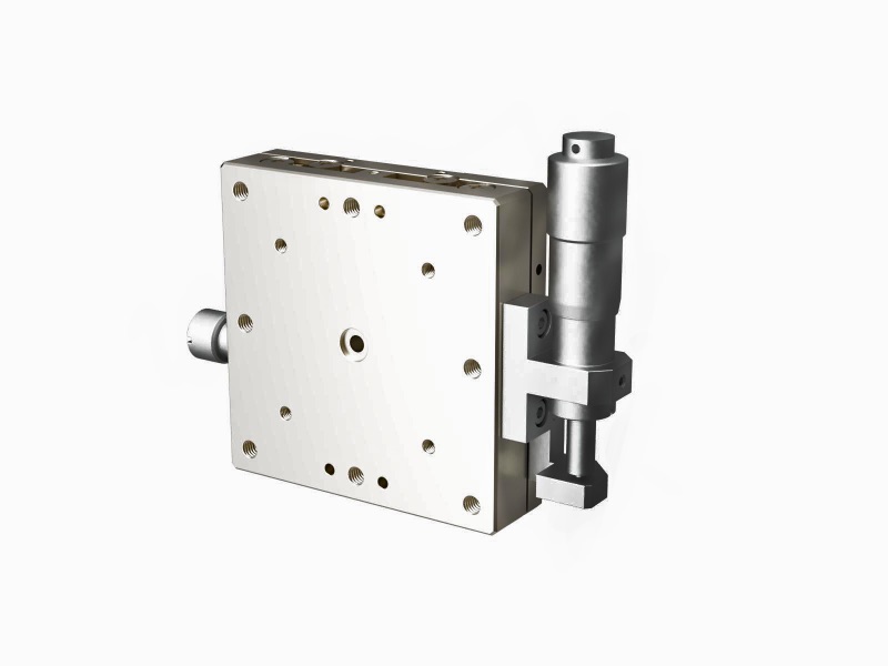 Łożysko EXC 60X60mm, stal nierdzewna, stolik osi Z, (pionowa platforma/baza) mikrometr boczny, +/-6.5mm, gwinty M4 (TSDH-601SZ)