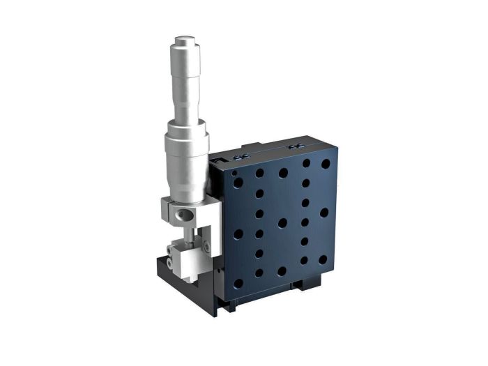 Łożysko krzyżowo-rolkowe 65X65mm, aluminiowe, stolik osi Z, (platforma pionowa/baza pozioma) boczny mikrometr różnicowy, +/-6.5mm, gwinty 1/4-20 (TAM-653LDMUU)