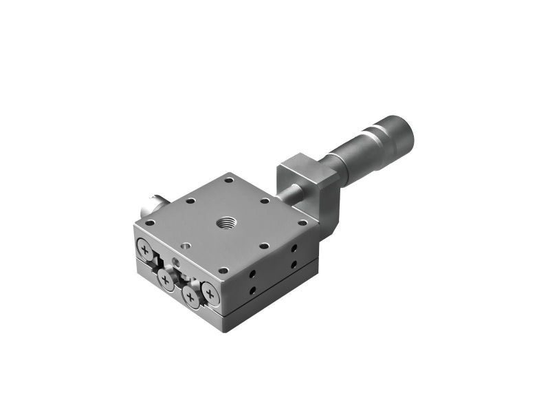 Łożysko EXC 25X25mm, kompatybilne z próżnią, ze stali nierdzewnej, stolik w osi X, mikrometr centralny, +/-3mm, gwinty M2 (TSDS-251C)