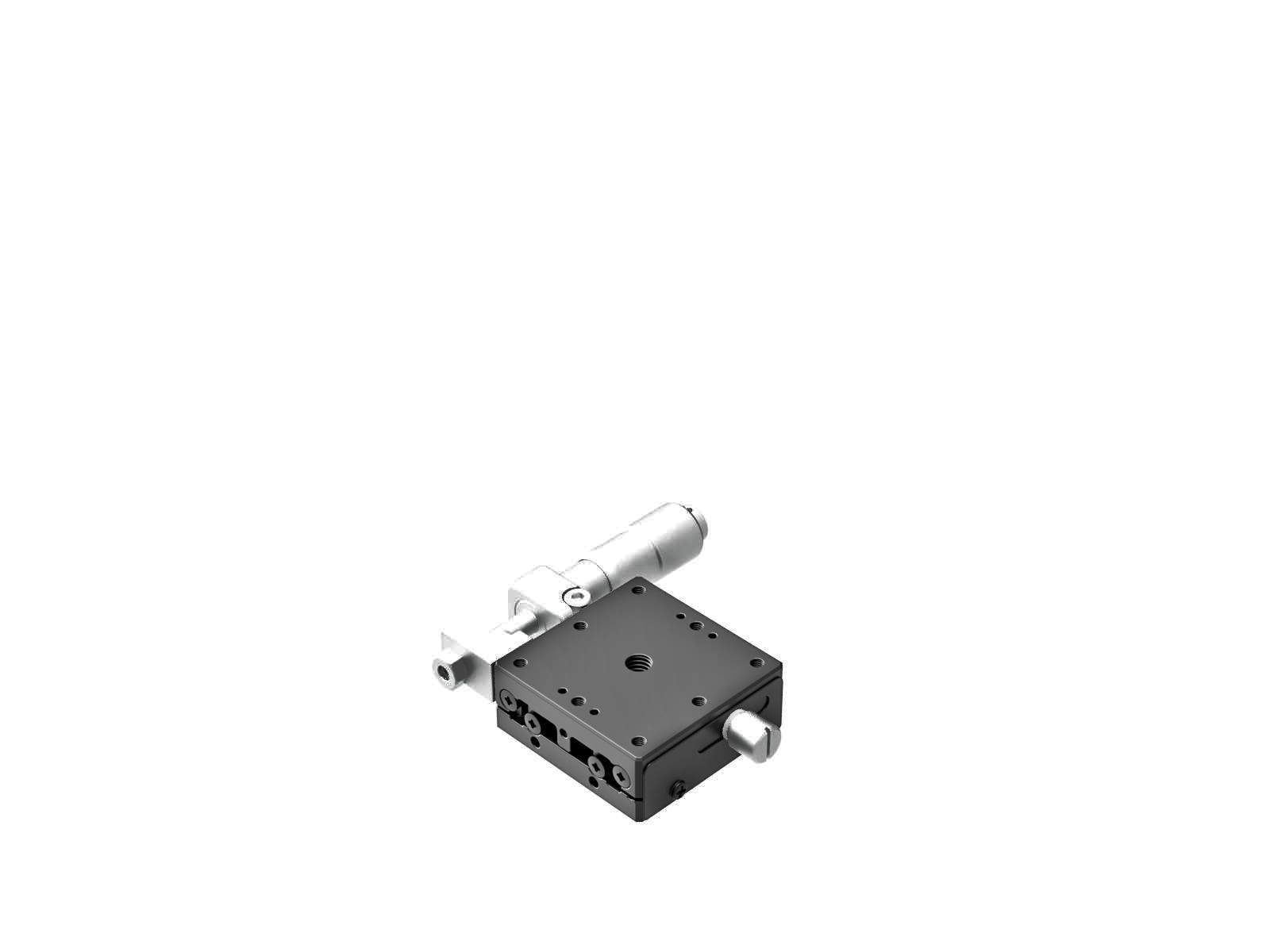 Łożysko EXC 40X40mm, stalowe, stolik osi X, mikrometr boczny, +/-6.5mm, gwinty M3, prawoskrętny (TSD-401SR)