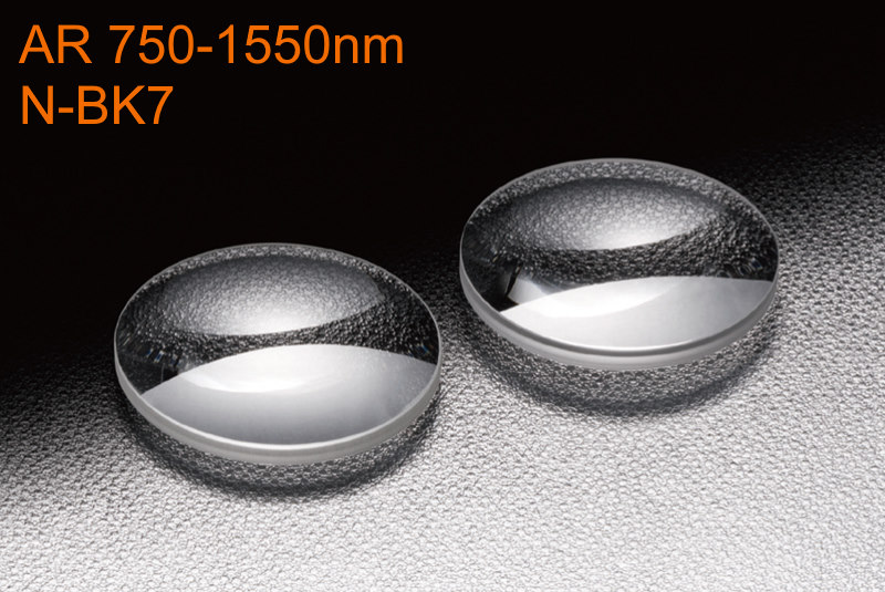 Soczewki dwuwypukłe N-BK7 (AR 750-1550nm) (SLB-B-P-IR2)