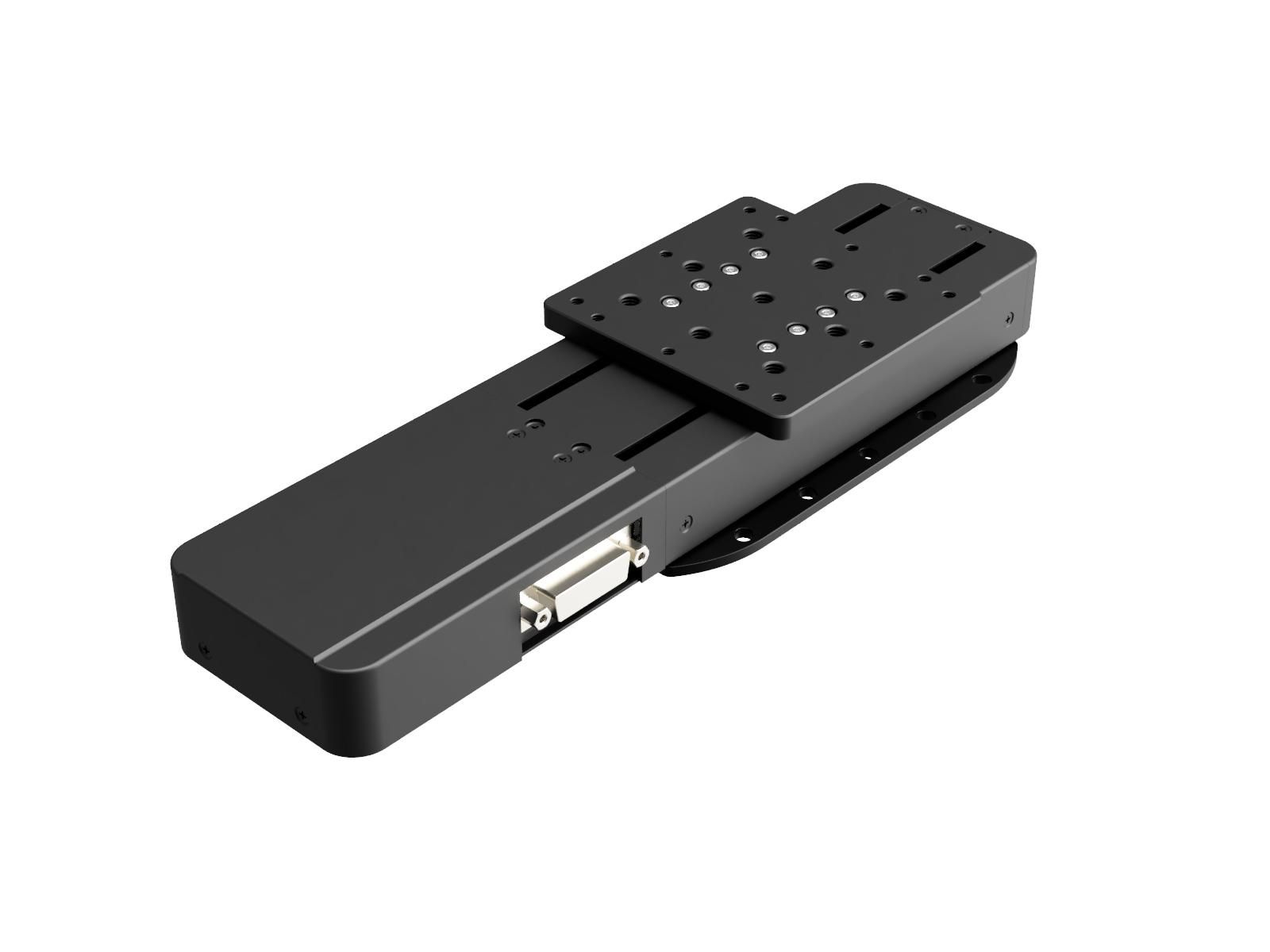 Stolik z silnikiem krokowym 2-fazowym z enkoderem obrotowym, skok 85mm, gwint 1/4-20 (OSMS(RE)20-85(X)-INCH-M2)