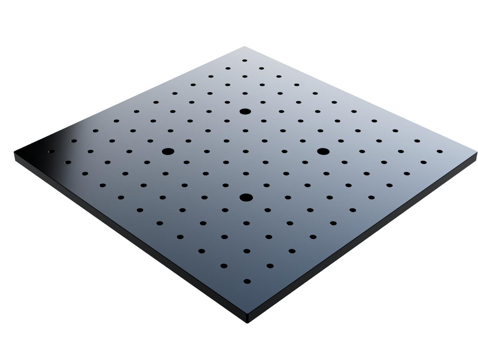 Platforma podnośnika laboratoryjnego 300X300mm, aluminiowa, gwinty 1/4-20 (LJP-300-UU)