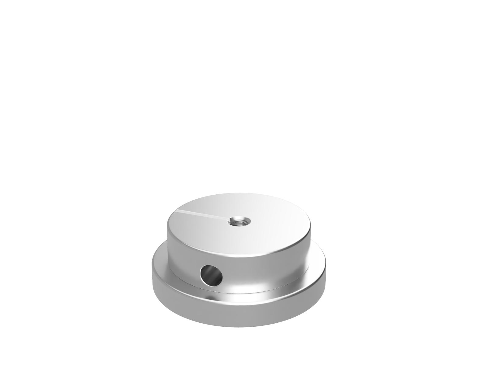 Podstawa M4 do wysokiej próżni, wysokość 12.5mm (VPST-12.5)