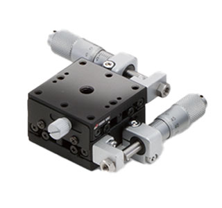 Łożysko EXC 40X40mm, stalowe, stolik XY, boczny mikrometr, +/-6.5mm, gwinty M3 — zdjęcie produktu, nr katalogowy TSD-402S