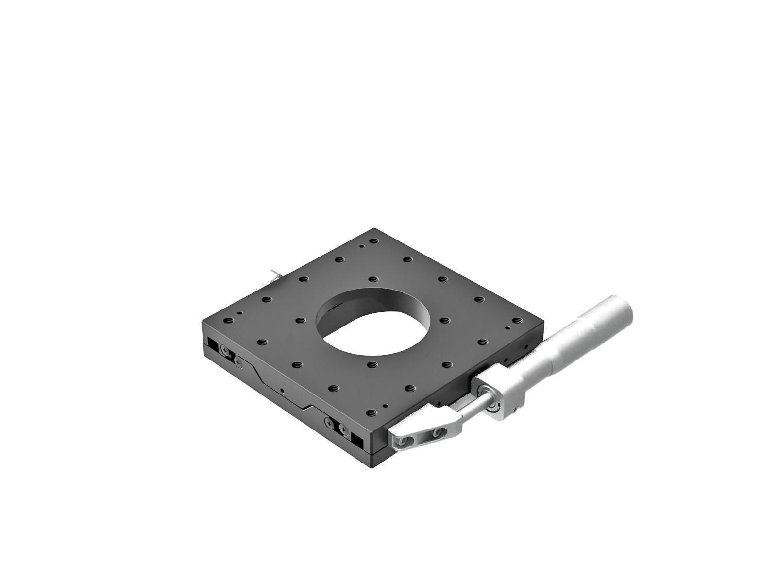 Łożysko EXC 120X120mm, stalowe, stolik osi X, mikrometr boczny, +/-20mm, gwinty M6 (TSD-1201SH-M6)