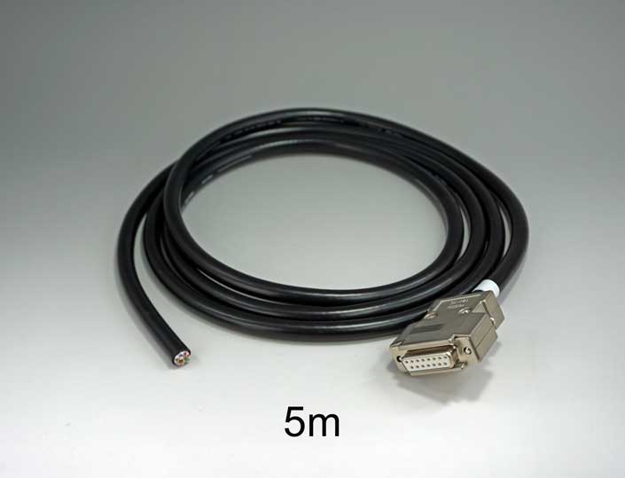 Kabel z złączem DB15 do gołego przewodu w twardej osłonie, długość 5m (DAC-SG-5)